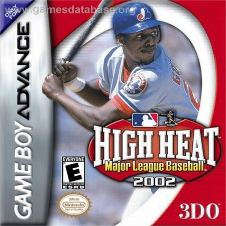 Cover High Heat Major League Baseball 2002 for Game Boy Advance